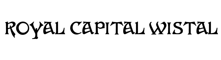 ROYAL%2BCAPITAL%2BWISTAL FantaisieArtistique Font
