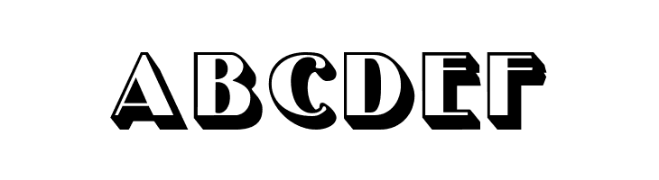 UncleBobMF-Shadow  Free Fonts Download