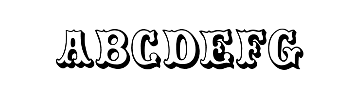 CarnivalMF OpenShadow  Free Fonts Download