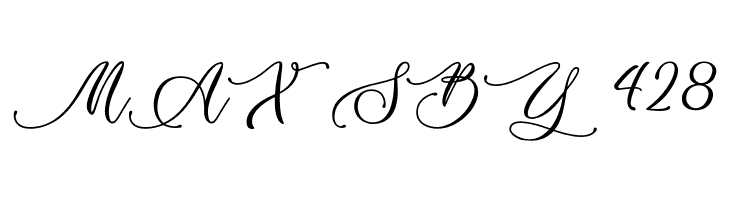 Billion Calligraphy - Personal Use  Free Fonts Download