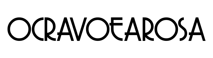 OCRAVOEAROSA Copasetic Font