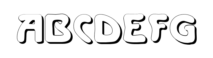 La Negrita Shadow  Free Fonts Download