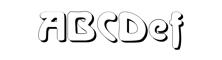 La Negrita Shadow  Free Fonts Download