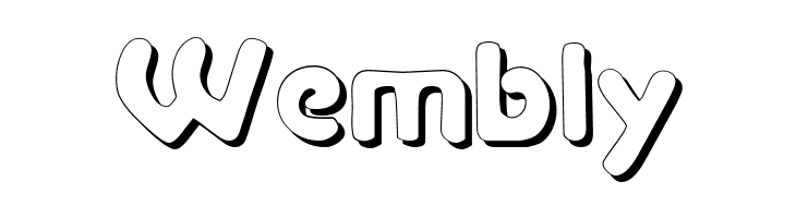 La Negrita Shadow  Free Fonts Download