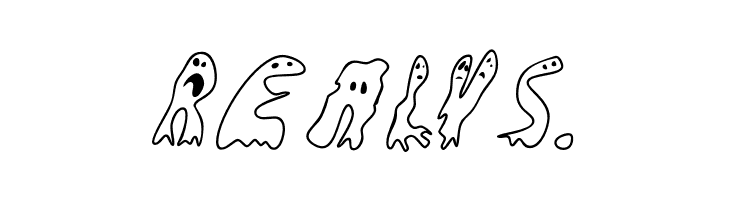 GroovyGhosties-Regular  Free Fonts Download