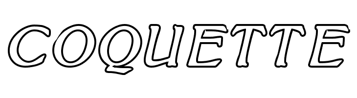 BoltonItalicOutline  Free Fonts Download