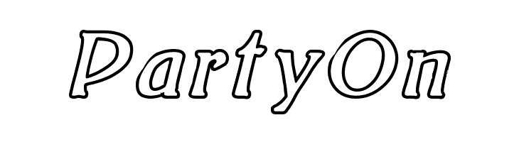 BoltonItalicOutline  Free Fonts Download