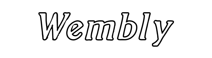 BoltonItalicOutline  Free Fonts Download