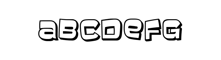 Baveuse3D-Regular  Free Fonts Download