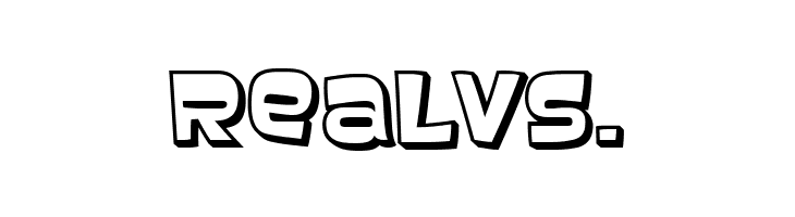 Baveuse3D-Regular  Free Fonts Download