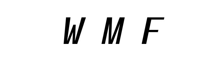 Unispace-Italic  Free Fonts Download