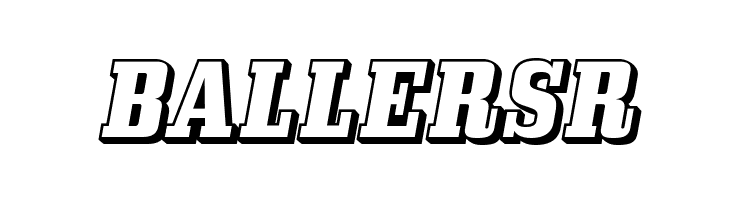 BullpenThreeD-Regular  Free Fonts Download