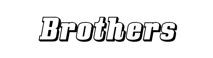 BullpenThreeD-Regular  Free Fonts Download