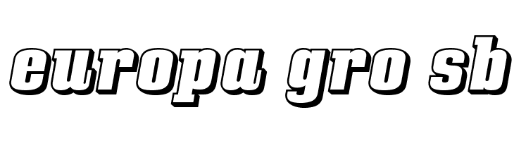 BullpenThreeD-Regular  Free Fonts Download