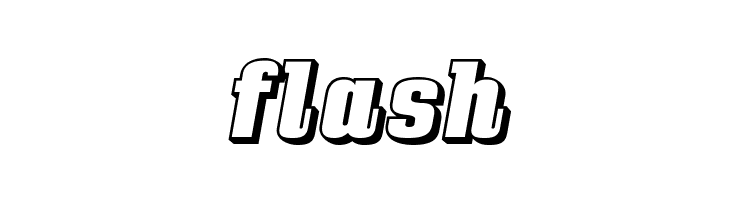 BullpenThreeD-Regular  Free Fonts Download