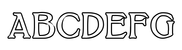 BoltonTitlingOutline  Free Fonts Download