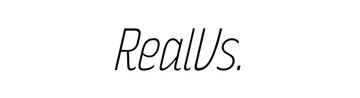 RakeslyEl-Italic  Free Fonts Download