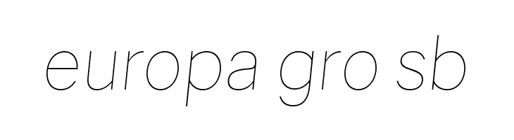 Gravity UltraLight Italic  Free Fonts Download