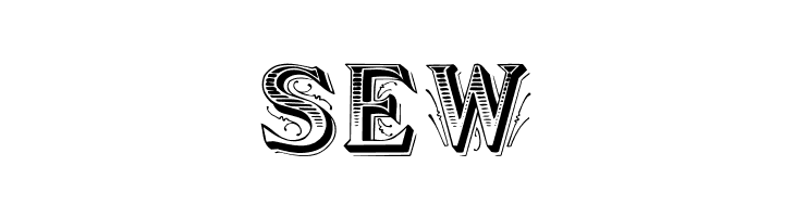 SEW Showboat Regular Font