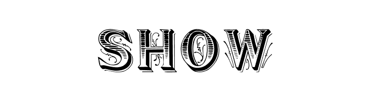 Showboat Regular  Free Fonts Download