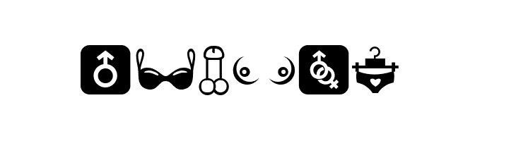 Erotic Symbols Regular  Free Fonts Download