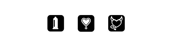 Erotic Symbols Regular  Free Fonts Download