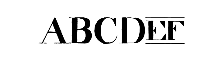 decadence itd condensed marquee  Free Fonts Download