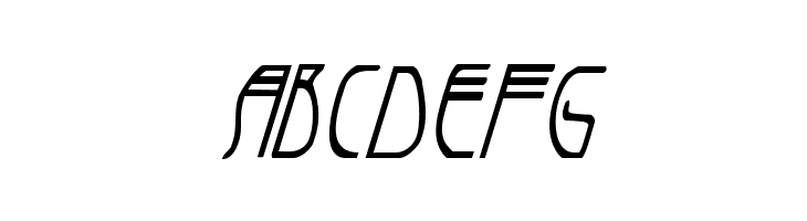 Coyote Deco CondItal  Free Fonts Download