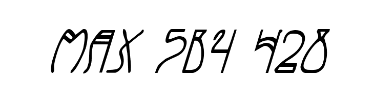 Coyote Deco CondItal  Free Fonts Download