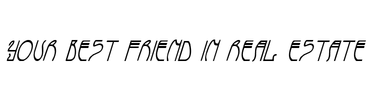 Coyote Deco CondItal  Free Fonts Download