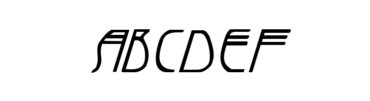 Coyote Deco Italic  Free Fonts Download