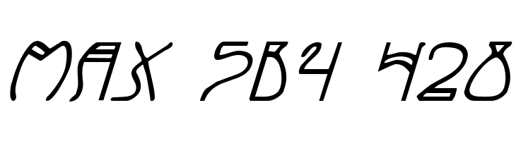 Coyote Deco Italic  Free Fonts Download