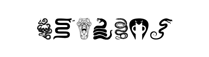 Snake mix  Free Fonts Download