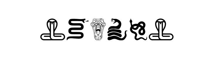 Snake mix  Free Fonts Download