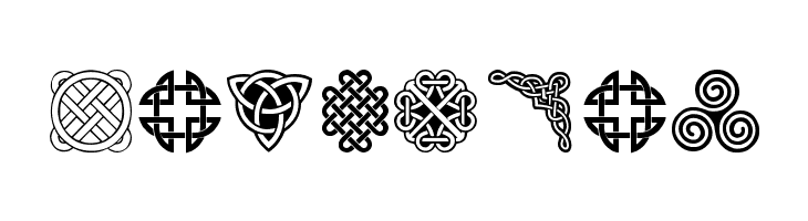 Celtic Knots  Free Fonts Download