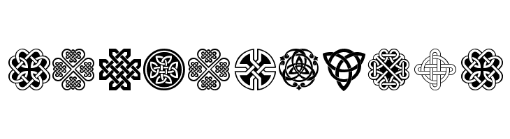 Celtic Knots  Free Fonts Download