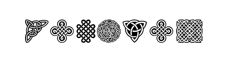 Celtic Knots  Free Fonts Download