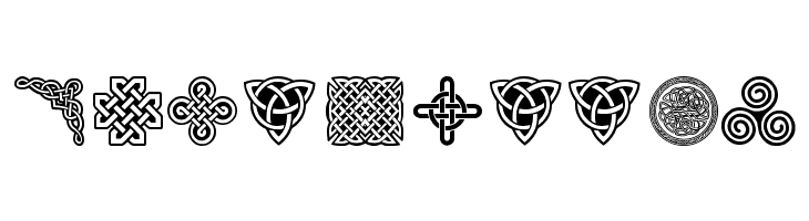 Celtic Knots  Free Fonts Download