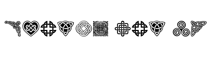 Celtic Knots  Free Fonts Download