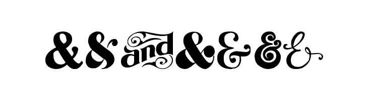 Ampersand  Free Fonts Download