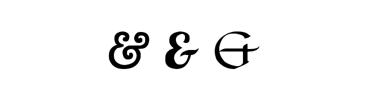 Ampersand  Free Fonts Download