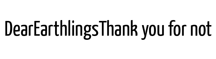 Yanone Kaffeesatz Regular  Free Fonts Download