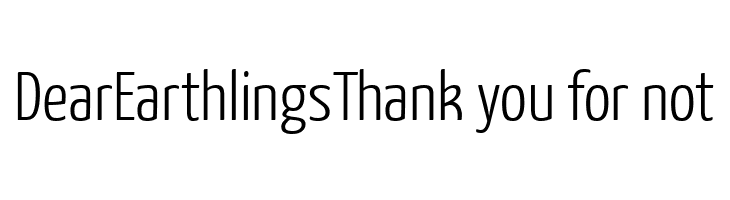 Yanone Kaffeesatz Light  Free Fonts Download