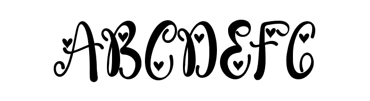 Spring Heart  Free Fonts Download