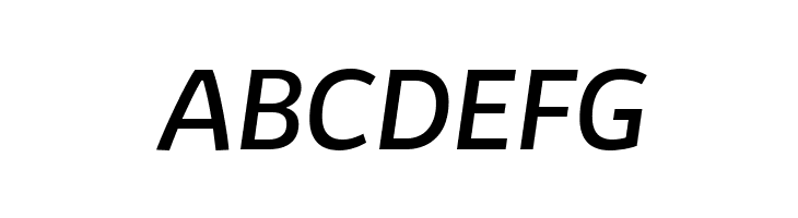 Kabrio-Italic  Free Fonts Download