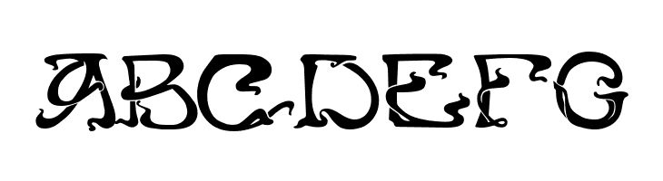 Art Nouveau Caps  Free Fonts Download