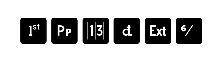 Icons OpenType Regular  Free Fonts Download