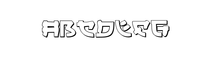 Yama Moto 3D  Free Fonts Download