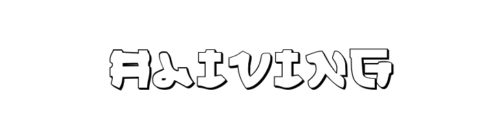 Yama Moto 3D  Free Fonts Download