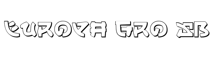 Yama Moto 3D  Free Fonts Download